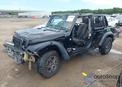 2018 Jeep Wrangler Unlimited Sport S 4X4 from USA, damaged, VIN 1C4HJXDG4JW257869